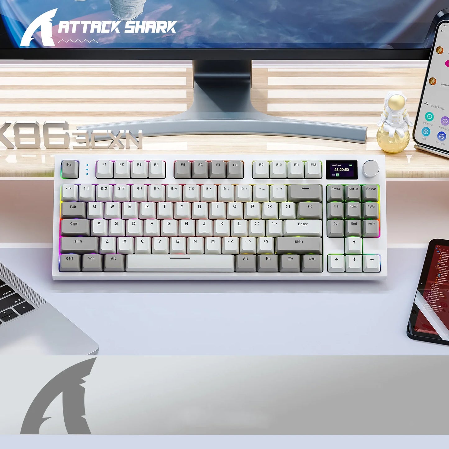 Attack Shark K86 RGB Bluetooth Kablosuz Kulaklık